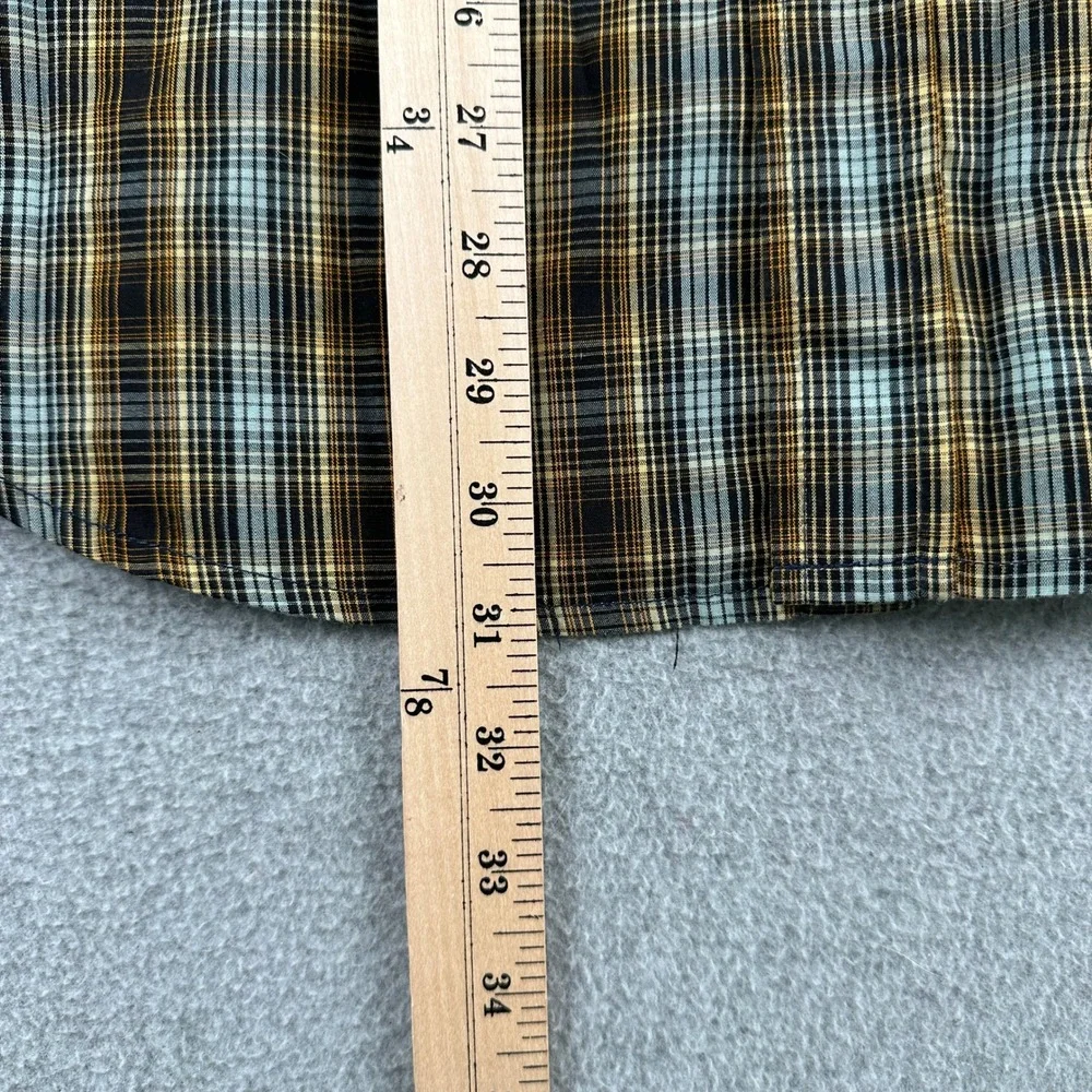 Pendleton Shirt Mens M Brown Frontier Western Pearl‎ Snap Plaid Long Sleeve